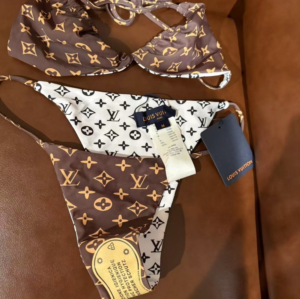 Louis Vuitton Reversible Monogram Triangle Bikini - image 3